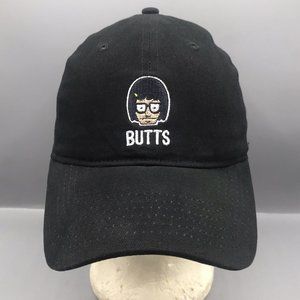 Bobs Burgers Hat Tina Novelty Embroidered Dad Cap Black Adjustable OSFM - GC